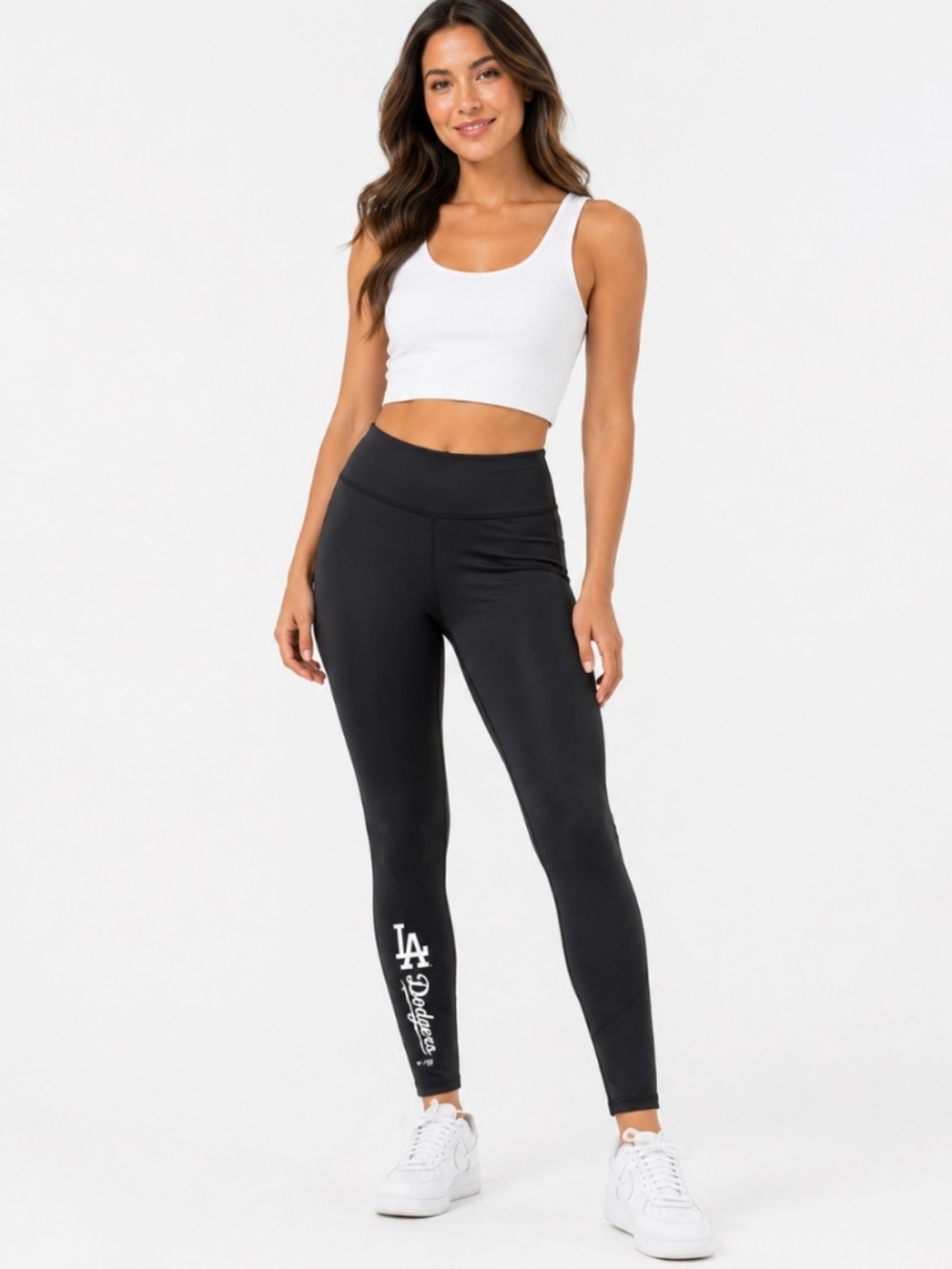 Fanatics Los Angeles Dodgers Athletic Athleisure Leggings Black Size Small NWT